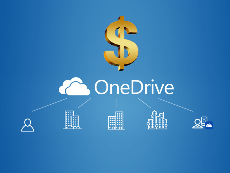 OneDrive cung cấp c&aacute;c g&oacute;i trả ph&iacute; ph&ugrave; hợp d&ugrave;ng cho c&aacute; nh&acirc;n v&agrave; doanh nghiệp